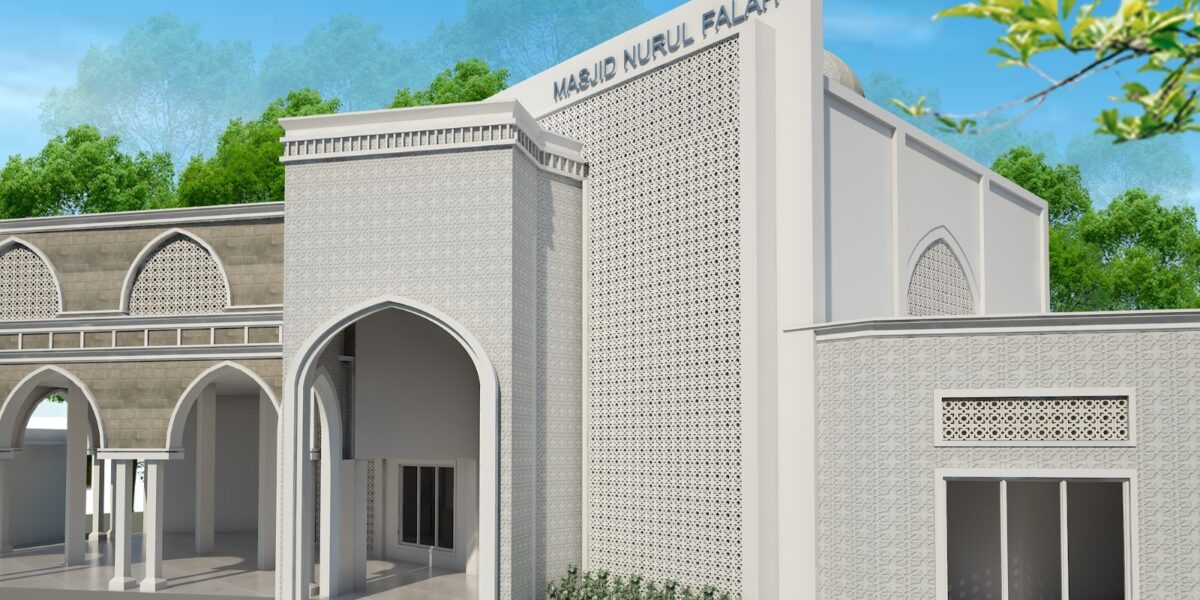 Tampak Depan Masjid Nurul Falah